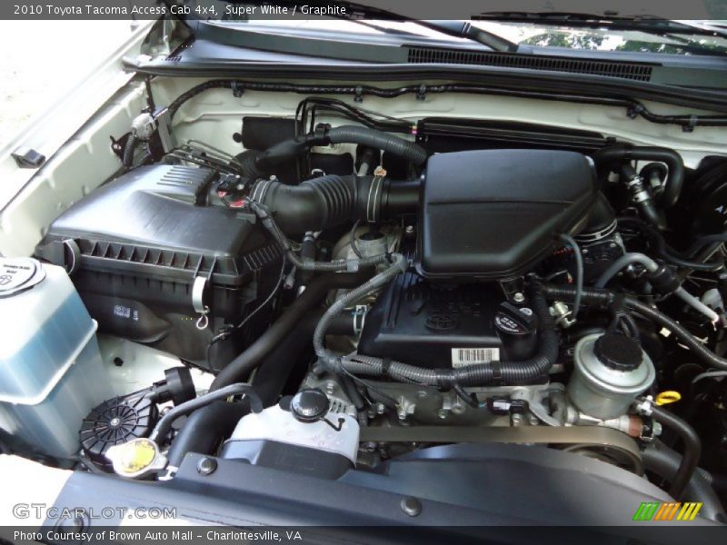 Super White / Graphite 2010 Toyota Tacoma Access Cab 4x4