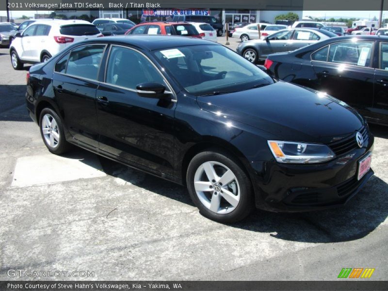 Black / Titan Black 2011 Volkswagen Jetta TDI Sedan