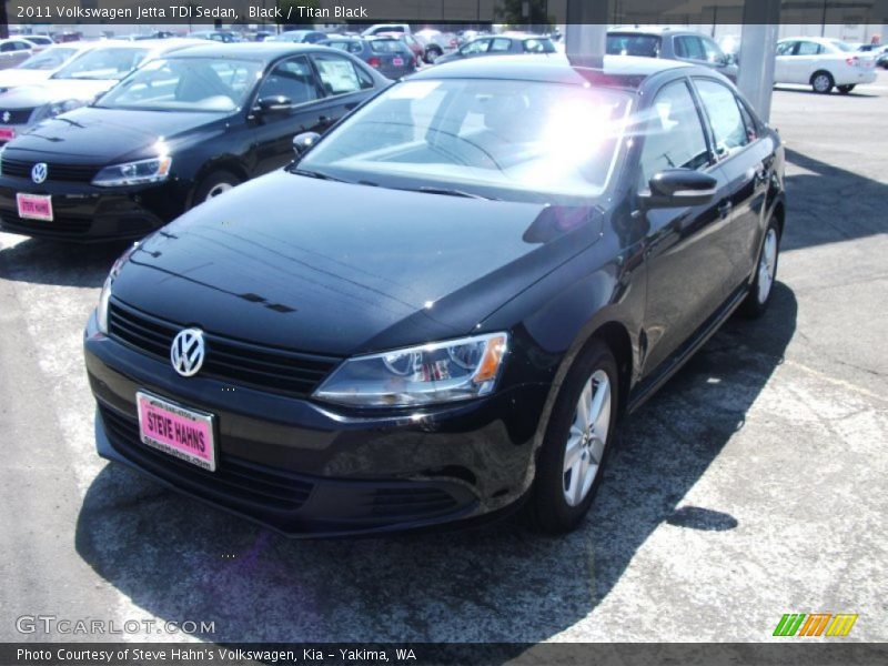 Black / Titan Black 2011 Volkswagen Jetta TDI Sedan
