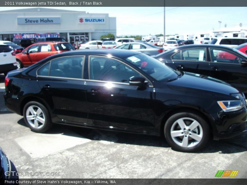 Black / Titan Black 2011 Volkswagen Jetta TDI Sedan