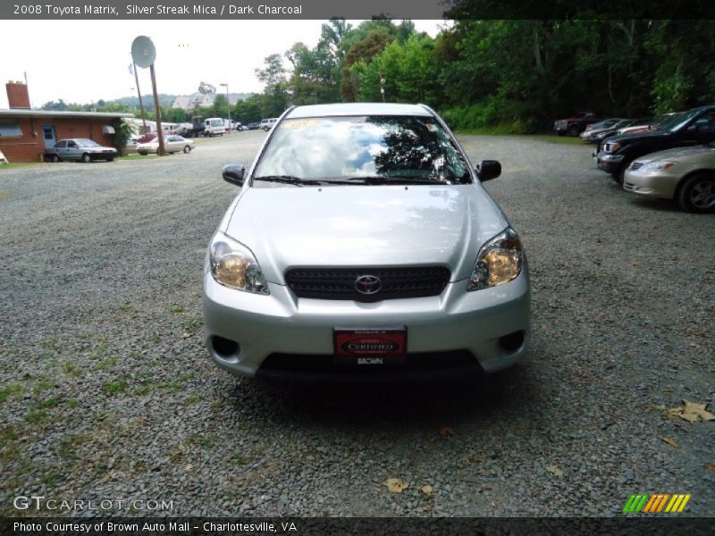 Silver Streak Mica / Dark Charcoal 2008 Toyota Matrix