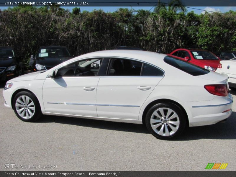 Candy White / Black 2012 Volkswagen CC Sport