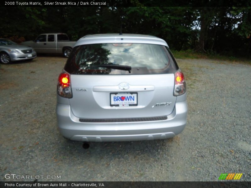 Silver Streak Mica / Dark Charcoal 2008 Toyota Matrix