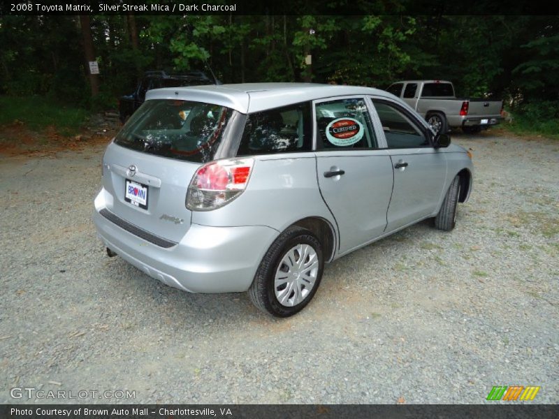 Silver Streak Mica / Dark Charcoal 2008 Toyota Matrix