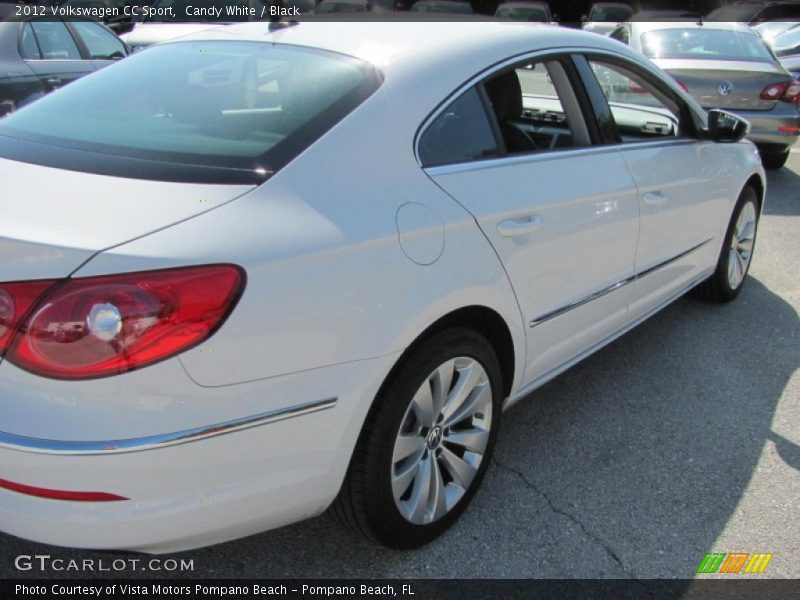 Candy White / Black 2012 Volkswagen CC Sport
