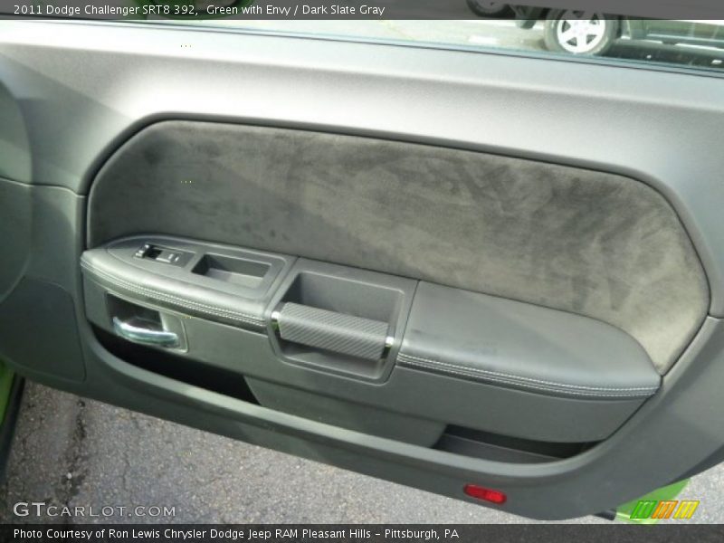 Green with Envy / Dark Slate Gray 2011 Dodge Challenger SRT8 392
