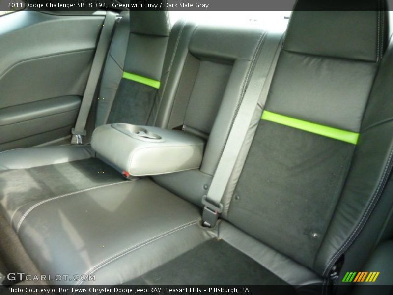 Green with Envy / Dark Slate Gray 2011 Dodge Challenger SRT8 392