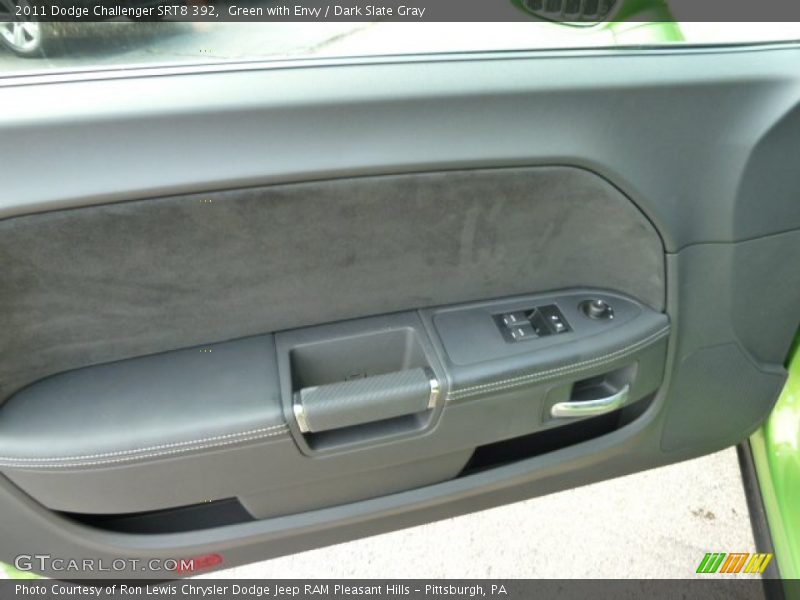 Green with Envy / Dark Slate Gray 2011 Dodge Challenger SRT8 392