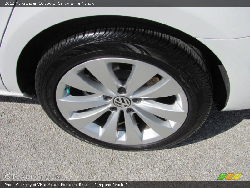 Candy White / Black 2012 Volkswagen CC Sport