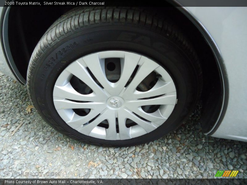 Silver Streak Mica / Dark Charcoal 2008 Toyota Matrix