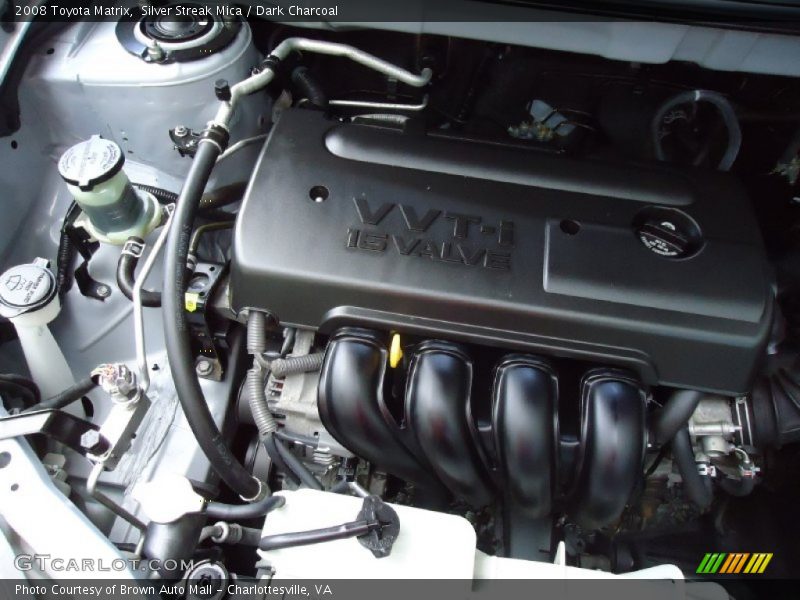 Silver Streak Mica / Dark Charcoal 2008 Toyota Matrix