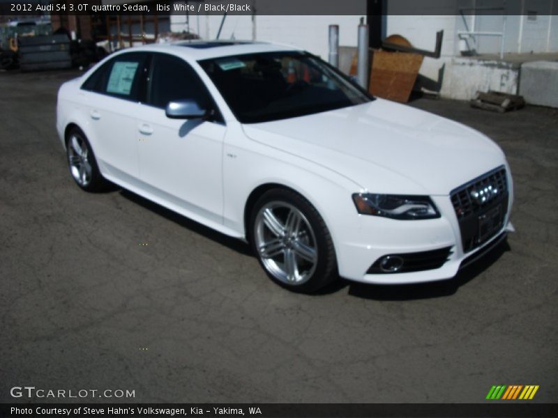 Ibis White / Black/Black 2012 Audi S4 3.0T quattro Sedan