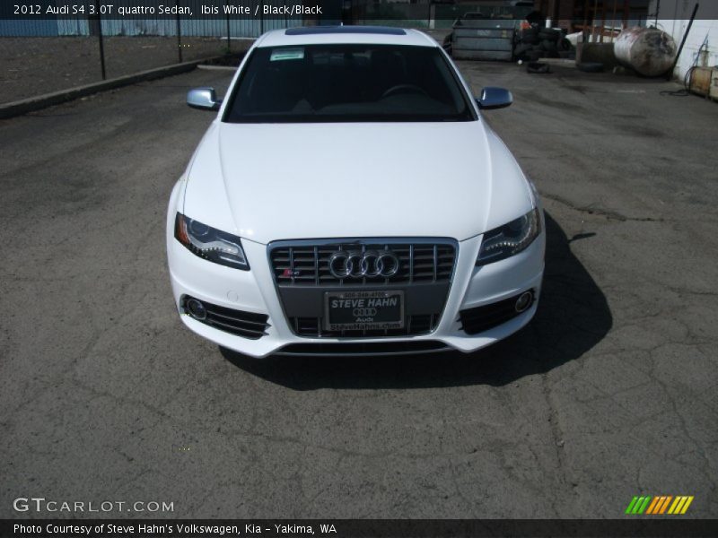 Ibis White / Black/Black 2012 Audi S4 3.0T quattro Sedan