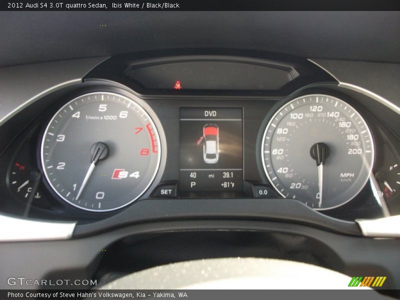  2012 S4 3.0T quattro Sedan 3.0T quattro Sedan Gauges