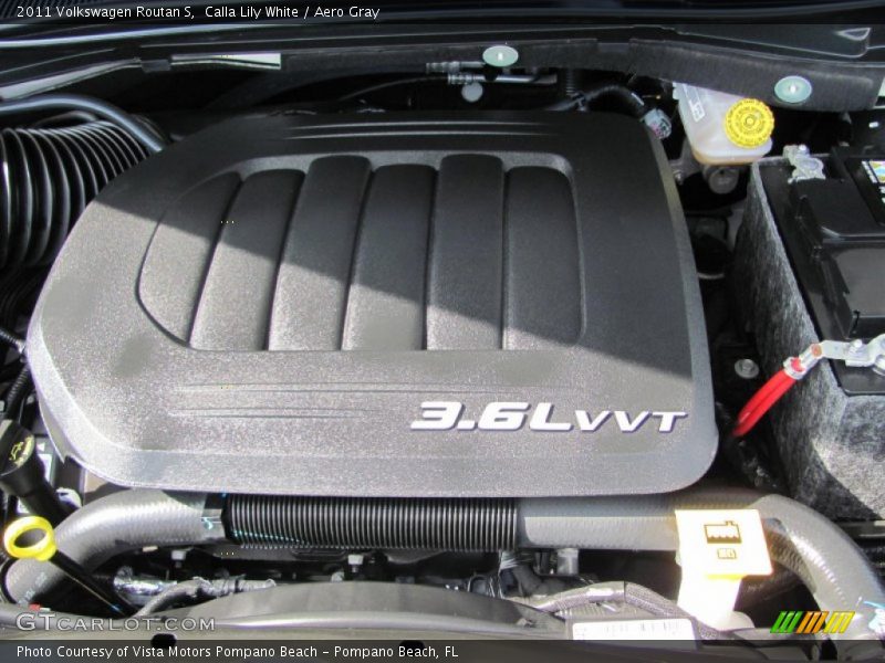 Calla Lily White / Aero Gray 2011 Volkswagen Routan S