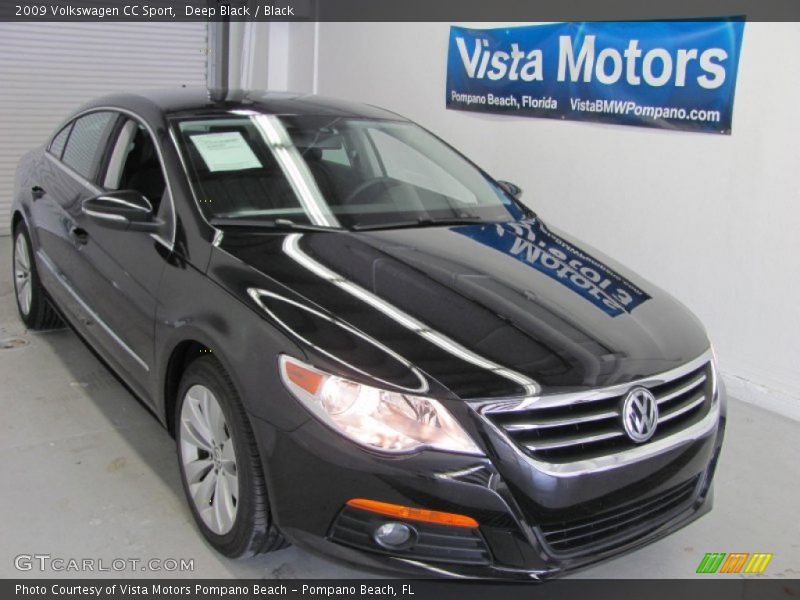 Deep Black / Black 2009 Volkswagen CC Sport