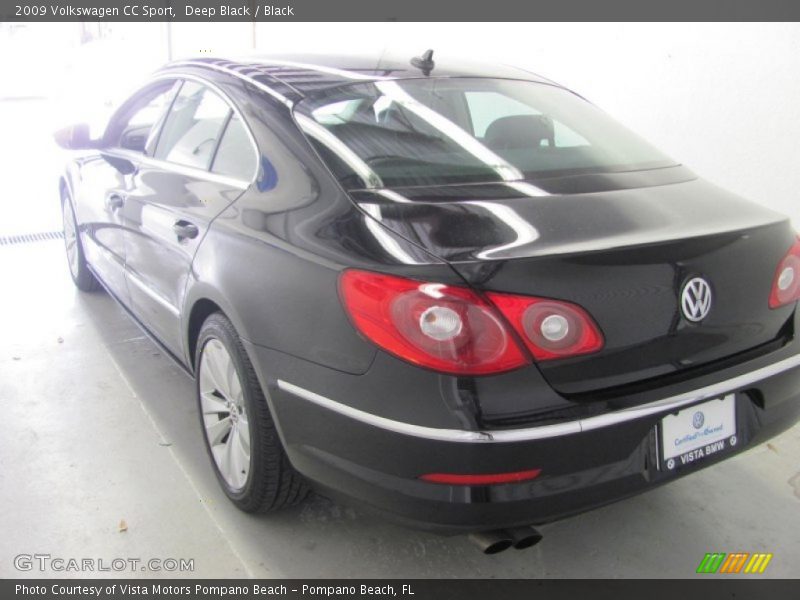 Deep Black / Black 2009 Volkswagen CC Sport