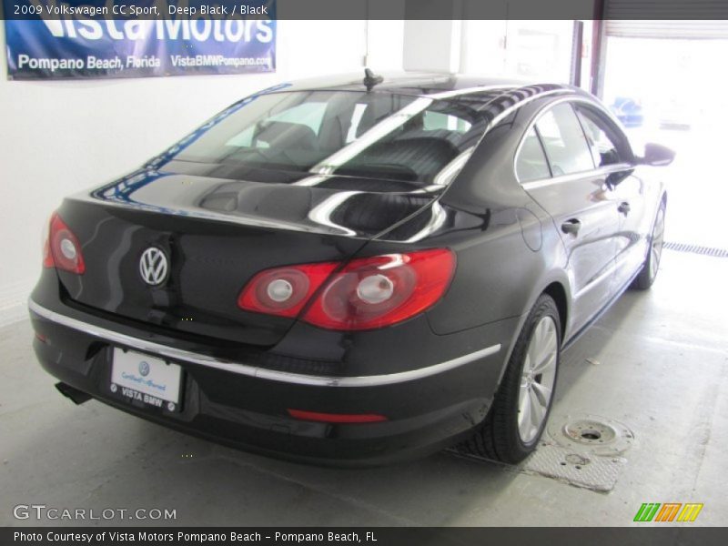 Deep Black / Black 2009 Volkswagen CC Sport