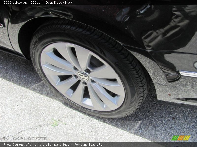 Deep Black / Black 2009 Volkswagen CC Sport