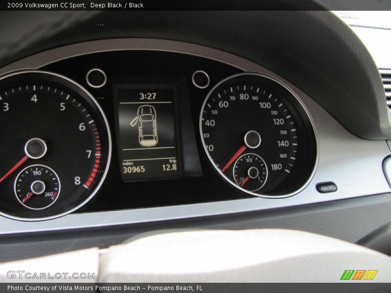 Deep Black / Black 2009 Volkswagen CC Sport