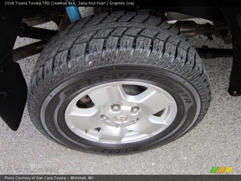 Salsa Red Pearl / Graphite Gray 2008 Toyota Tundra TRD CrewMax 4x4