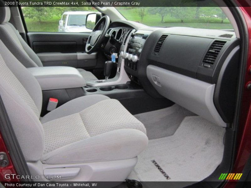 Salsa Red Pearl / Graphite Gray 2008 Toyota Tundra TRD CrewMax 4x4