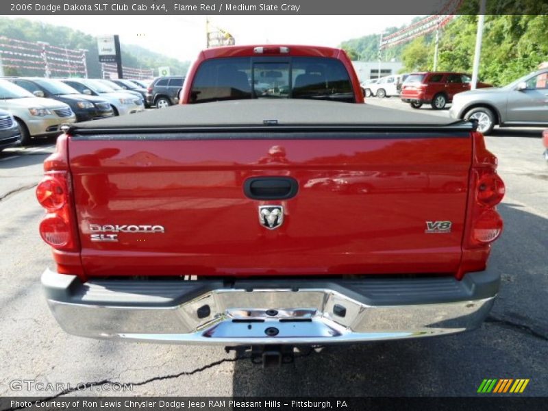  2006 Dakota SLT Club Cab 4x4 Flame Red