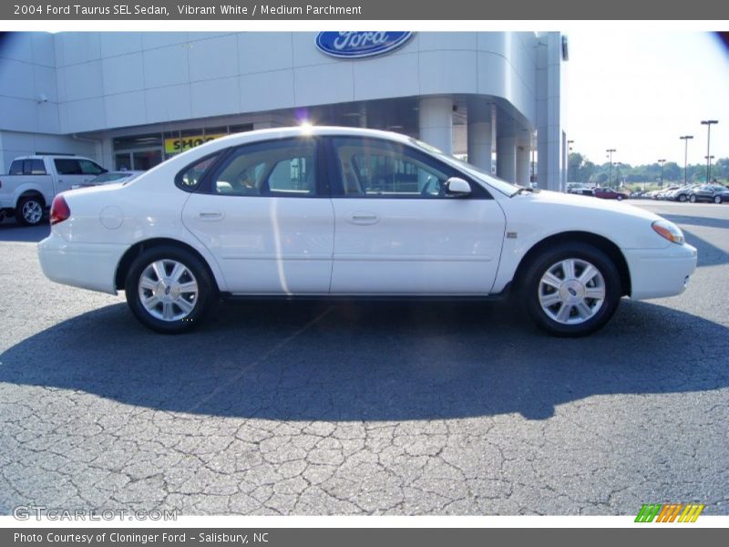 Vibrant White / Medium Parchment 2004 Ford Taurus SEL Sedan