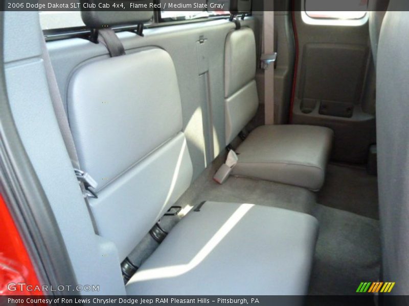 Flame Red / Medium Slate Gray 2006 Dodge Dakota SLT Club Cab 4x4