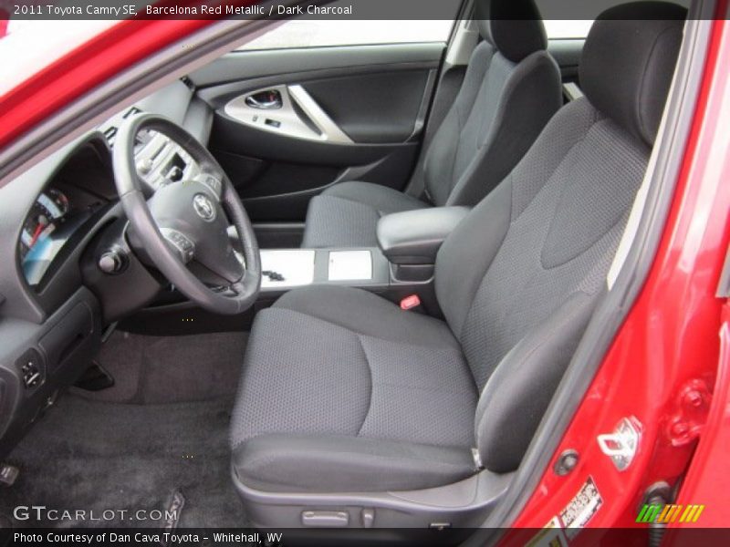 Barcelona Red Metallic / Dark Charcoal 2011 Toyota Camry SE