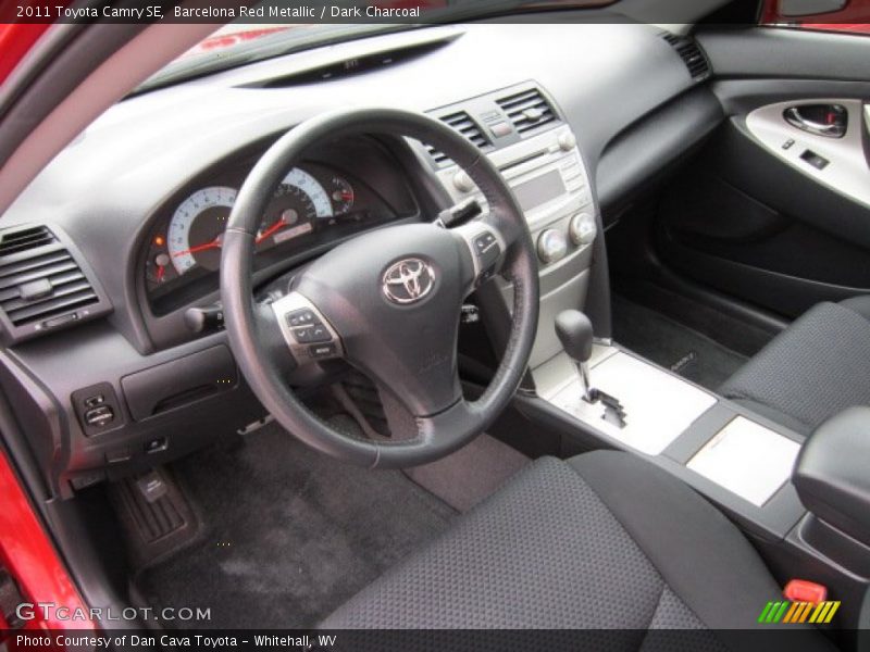 Barcelona Red Metallic / Dark Charcoal 2011 Toyota Camry SE