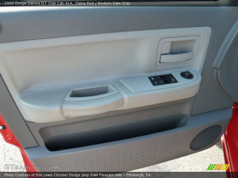 Flame Red / Medium Slate Gray 2006 Dodge Dakota SLT Club Cab 4x4