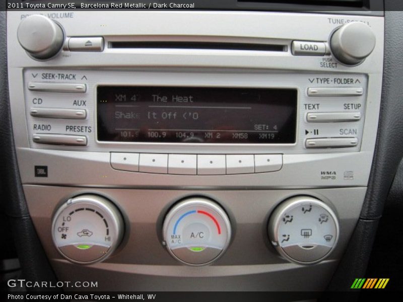 Barcelona Red Metallic / Dark Charcoal 2011 Toyota Camry SE