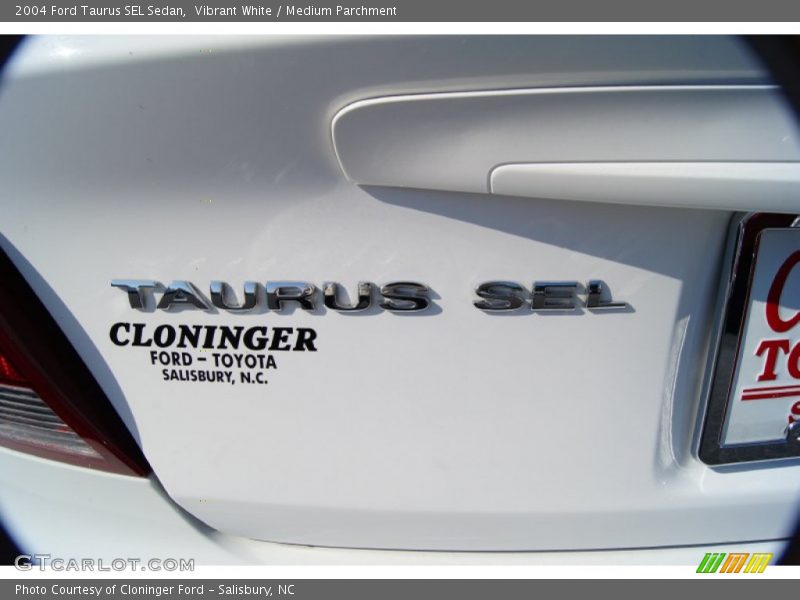 Vibrant White / Medium Parchment 2004 Ford Taurus SEL Sedan