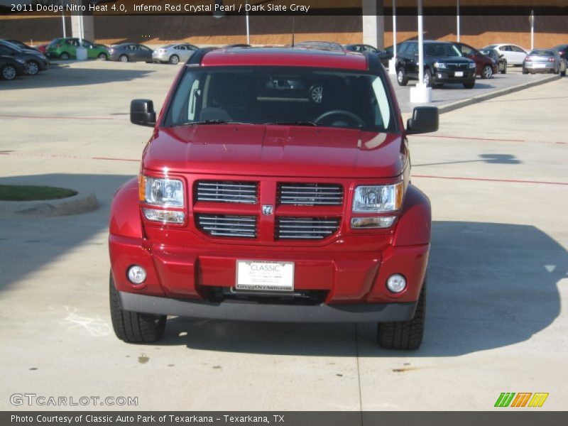 Inferno Red Crystal Pearl / Dark Slate Gray 2011 Dodge Nitro Heat 4.0