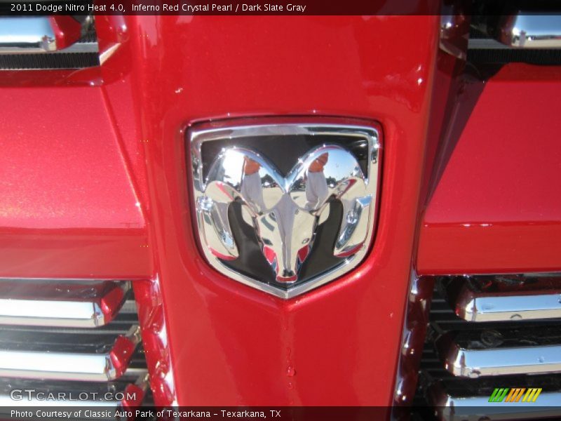 Inferno Red Crystal Pearl / Dark Slate Gray 2011 Dodge Nitro Heat 4.0