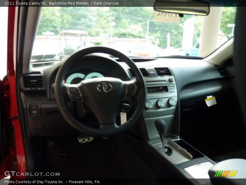 Barcelona Red Metallic / Dark Charcoal 2011 Toyota Camry SE
