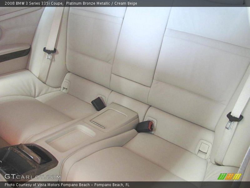 Platinum Bronze Metallic / Cream Beige 2008 BMW 3 Series 335i Coupe
