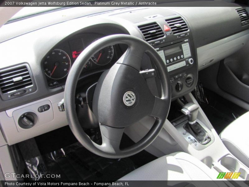 Platinum Grey Metallic / Anthracite 2007 Volkswagen Jetta Wolfsburg Edition Sedan