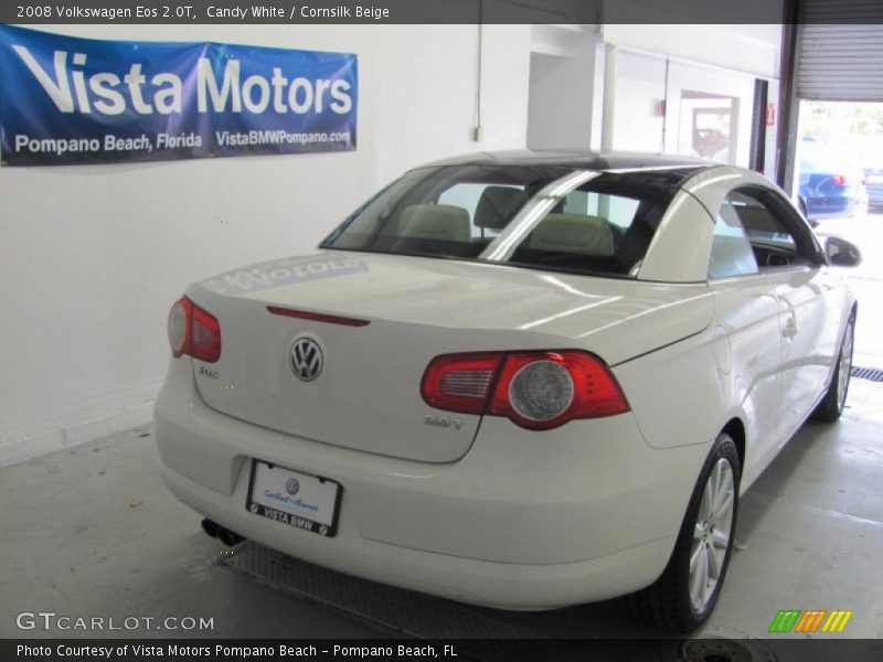Candy White / Cornsilk Beige 2008 Volkswagen Eos 2.0T