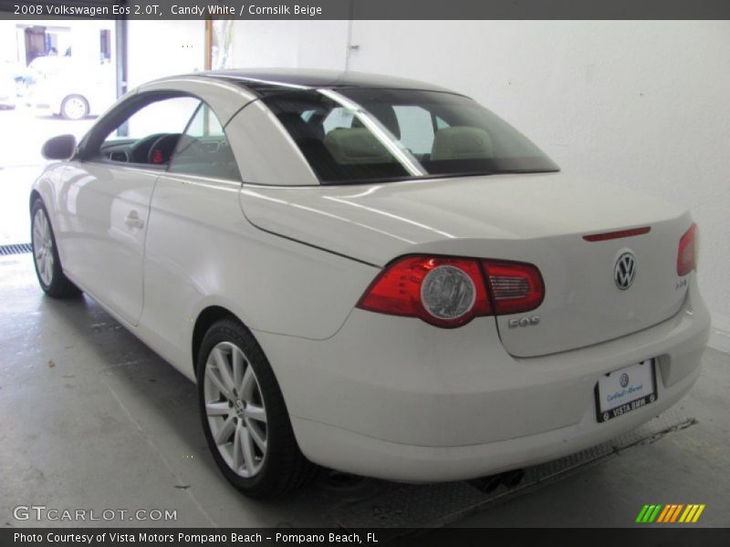 Candy White / Cornsilk Beige 2008 Volkswagen Eos 2.0T