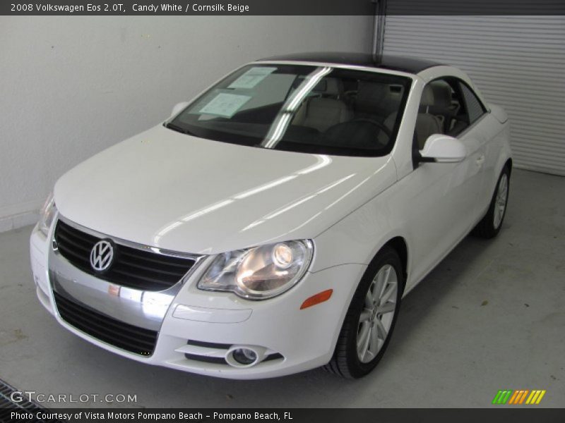 Candy White / Cornsilk Beige 2008 Volkswagen Eos 2.0T