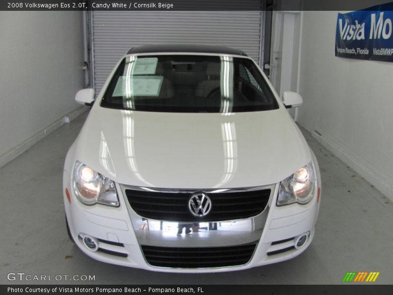 Candy White / Cornsilk Beige 2008 Volkswagen Eos 2.0T