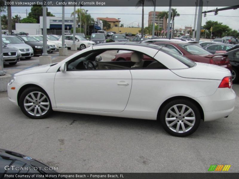 Candy White / Cornsilk Beige 2008 Volkswagen Eos 2.0T