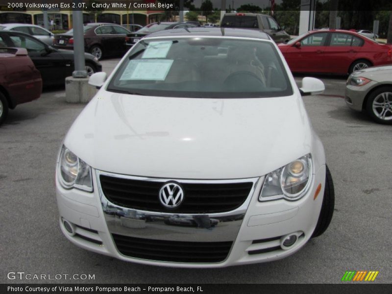 Candy White / Cornsilk Beige 2008 Volkswagen Eos 2.0T