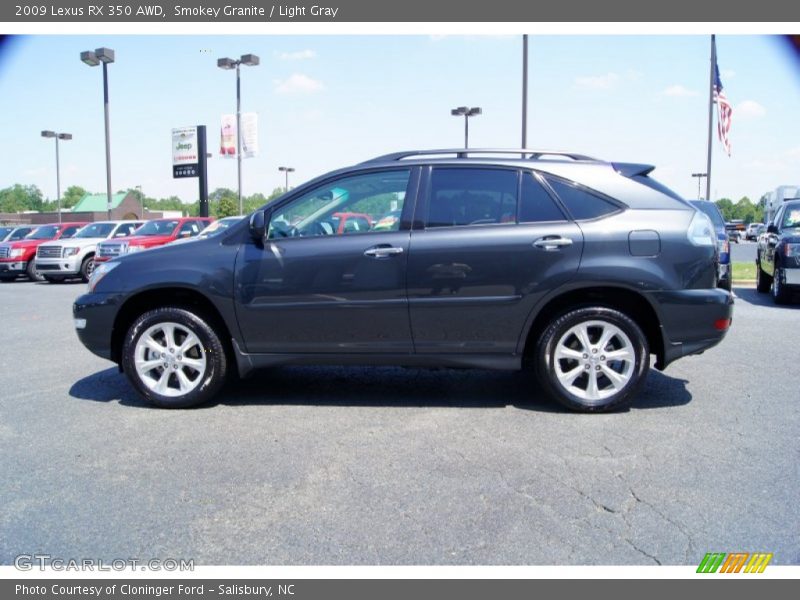 Smokey Granite / Light Gray 2009 Lexus RX 350 AWD