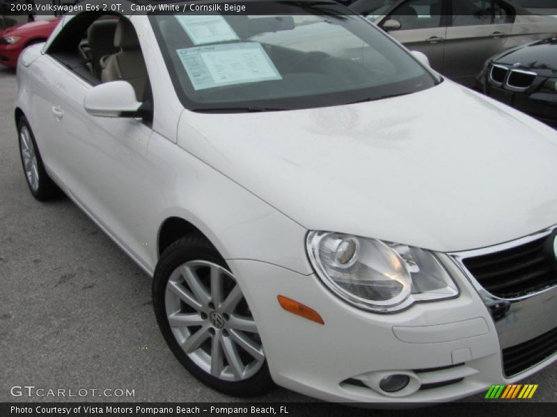 Candy White / Cornsilk Beige 2008 Volkswagen Eos 2.0T