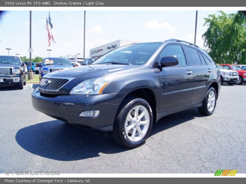 Smokey Granite / Light Gray 2009 Lexus RX 350 AWD