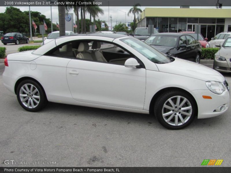 Candy White / Cornsilk Beige 2008 Volkswagen Eos 2.0T
