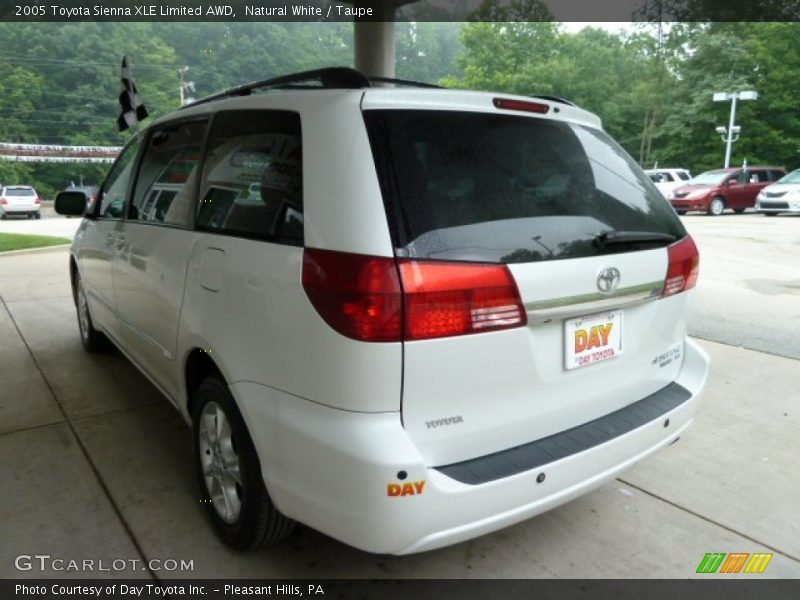 Natural White / Taupe 2005 Toyota Sienna XLE Limited AWD